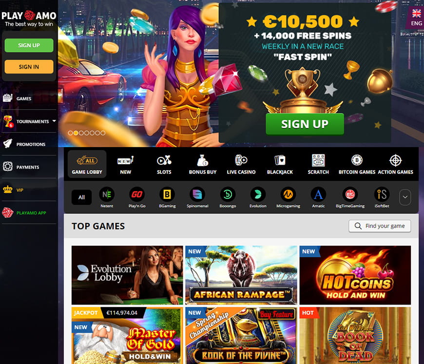 playamo mobile casino